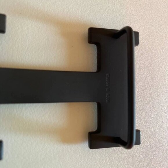 Hermes Black H Belt Buckle 32mm Classy Matte Finish Authentic Designer - Picture 2 of 5